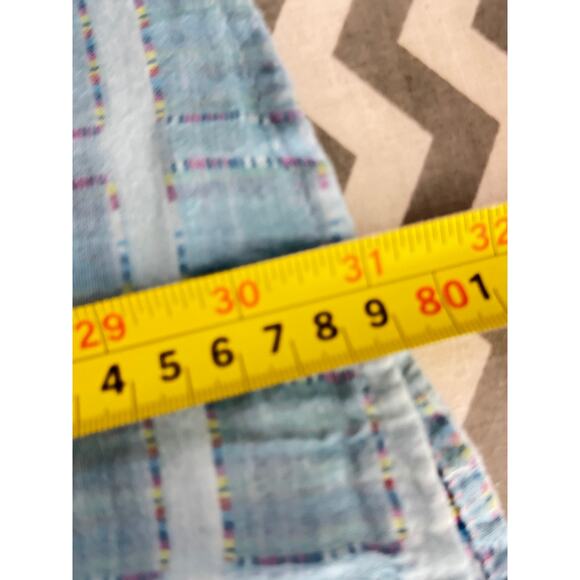 Carbon2Cobalt Blue Grid Textured Cotton Long Sleeve Shirt Men’s L - Picture 3 of 6